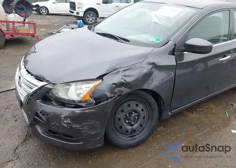 2014 Nissan Sentra S z USA, uszkodzony, nr VIN 3N1AB7AP0EY276875